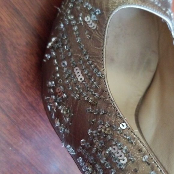 Badgley Mischka beaded high heels - Picture 7 of 8